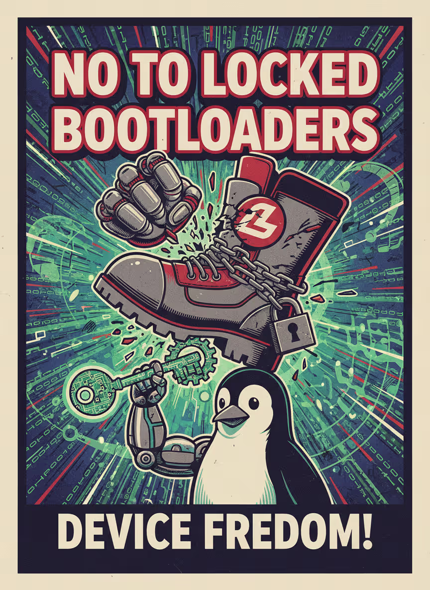 Hardware freedom and unlocked bootloaders